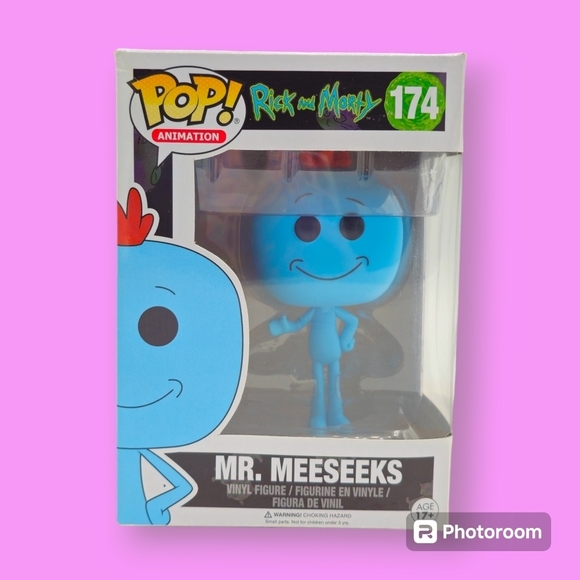 Funko POP! Rick and Morty Mr. Meeseeks #174 Vinyl Figure - Picture 1 of 6